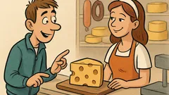 Vtip: Mladý zákazník vchádza do syrovne...