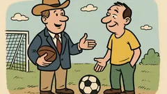 Vtip: Spýta sa Slovák Američana – hráte futbal?