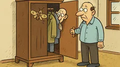 Vtip: Je lepšie nájsť v skrini moľu...