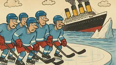 Vtip: Čo majú spoločné hokejisti s Titanicom?