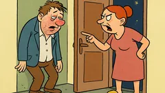 Vtip: Opitý Jano ide domov a...