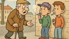 Vtip: Ide dedko po ulici a vidí...