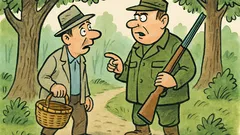 Vtip: Rozhovor v lese – Kam idete?