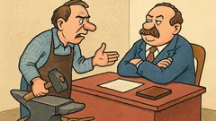 Vtip: Kováč si žiada zvýšenie platu