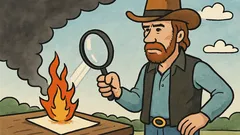 Vtip: Chuck Norris zapáli papier lupou...