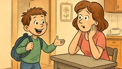 Vtip: Príde Janko domov zo školy...