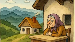 Vtip: Za siedmimi horami sedí babka a hundre