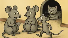 Vtip: Stretnú sa tri myši a...
