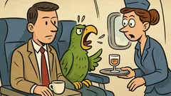 Vtip: Mladý muž nastúpi do lietadla...