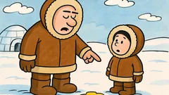 Vtip: Čo odmalička učia Eskimáci deti?