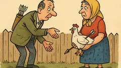 Vtip: – Pani, mohli by ste mi podať ten šíp?