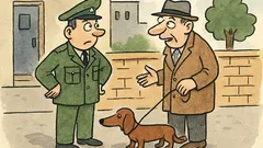 Vtip: „Čo to máš za psa?“ – „Policajného.“