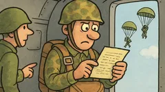 Vtip: Nový parašutista ide skákať...