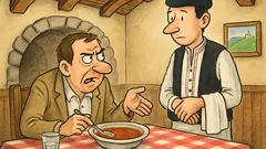 Vtip: V slovenskej kolibe – Pán čašník...