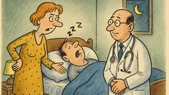 Vtip: Pán doktor, prečo manžel hovorí zo spánku