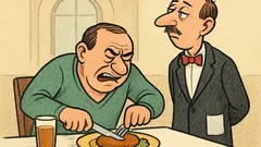 Vtip: „Pán hlavný, ten rezeň je...“