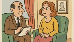 Vtip: Psychológ sa pýta pacientky na manžela...