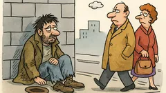 Vtip: Bezdomovec si sťažuje: Cítim sa ako...