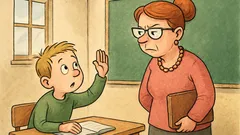 Vtip: „Pani učiteľka, môžem byť potrestaný...“