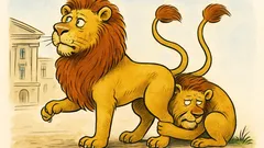 Vtip: Prečo je český lev dvojchvostý?