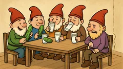 Vtip: Piatim trpaslíkom sa ušli uhorky, no...