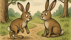 Vtip: Stretnú sa dva zajace, jeden kríva