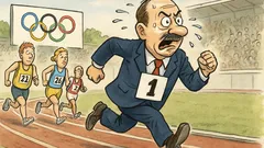 Vtip: Na olympiáde nás mal v behoch...