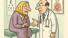 Vtip: Babka u lekára – Na vašom tele...