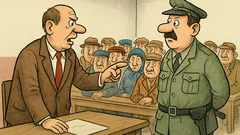 Vtip: Na JRD je výročná schôdza, strážnik prichádza...