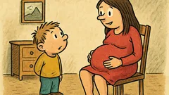 Vtip: Malý Janko sa pozerá na brucho...