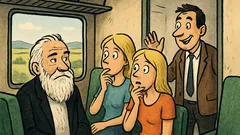 Vtip: Dve blondínky cestujú vlakom...