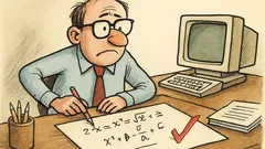 Vtip: Matematik opraví chybu vo výpočtoch...