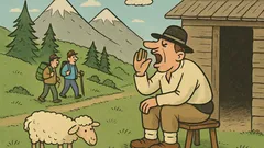 Vtip: Na túre po horách začujú – Baúúú