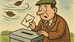 Vtip: Bez vetra sa ani volebný lístok...