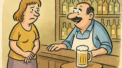 Vtip: Krčmár sa pýta jednej ženy...