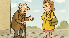 Vtip: Chôdza je zdravá, mladá pani...