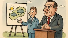 Vtip: Príde meteorológ za politikom...