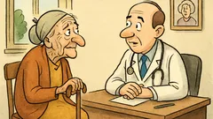 Vtip: Lekár sa pýta storočnej babky...