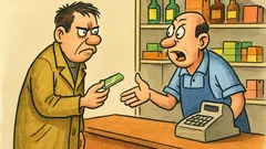 Vtip: Príde Norbert do obchodu a...