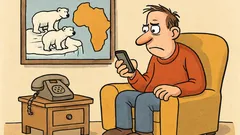 Vtip: Syn píše otcovi SMS o ľadových medveďoch