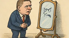 Vtip: Premiér sa pýta zrkadla na ekonomiku