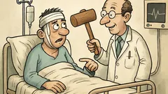 Vtip: Pacient sa zotavuje po operácii...