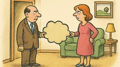 Vtip: My si s manželkou často vymieňame názory