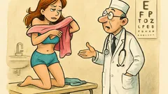 Vtip: Pekná Anička príde k lekárovi...