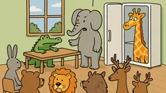 Vtip: Ako vložíš žirafu do chladničky?