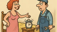 Vtip: Od rána mi ostal stáť, neviem si...