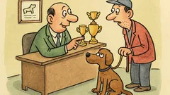 Vtip: U kynológa – Pane, tento pes má...