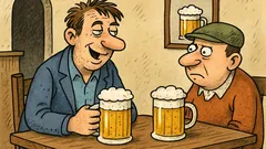 Vtip: Rozprávajú sa dvaja v krčme pri pive