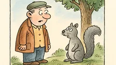 Vtip: Čo sa stane s veveričkou po...