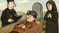 Vtip: Viete, čo dostane baník po smrti?